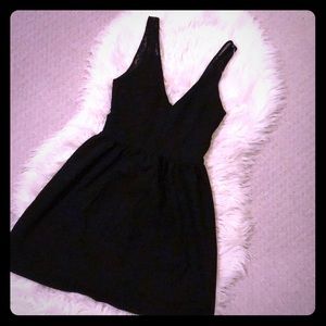 Zara Little Black Dress with Lace Detail